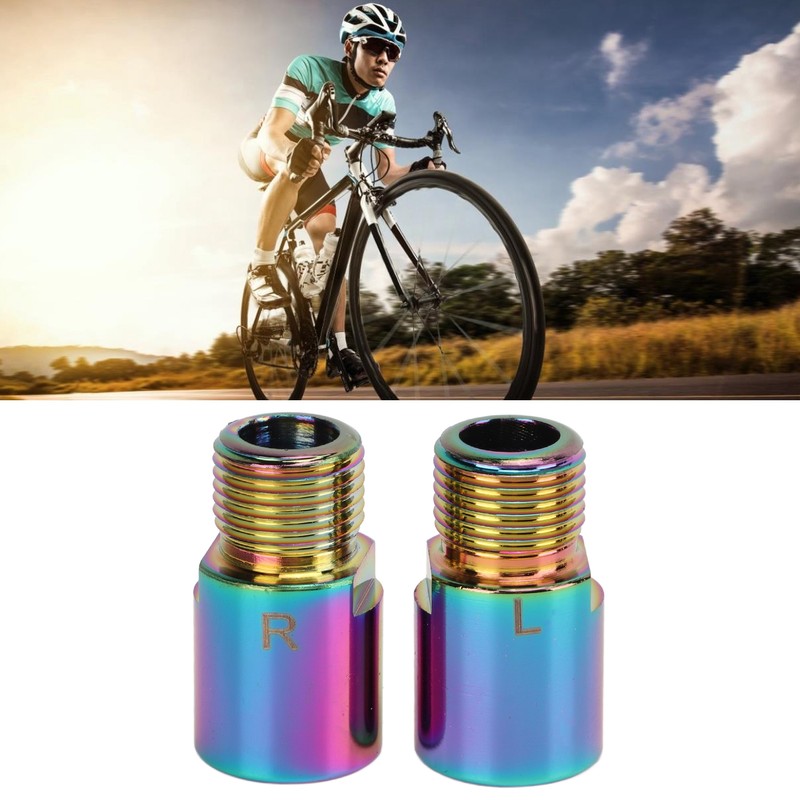 2Pcs/set Mountain Bike Pedal Extenders Chrome Molybdenum Steel Bicycle Pedal