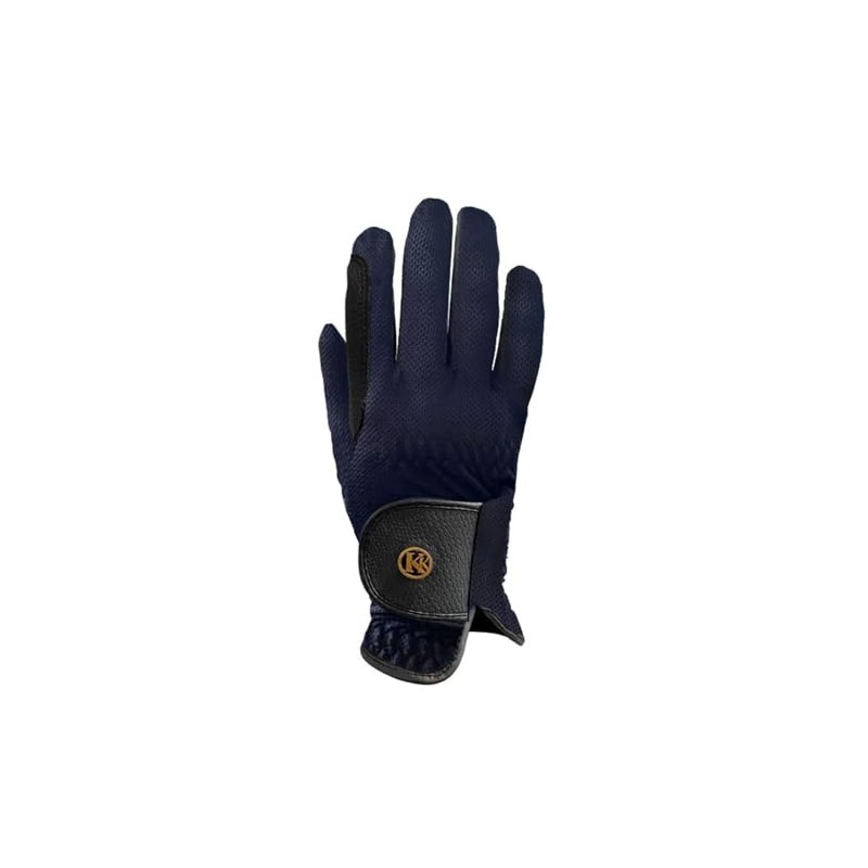 Kunkle MESH Equestrian Gloves (Navy, 7.5)