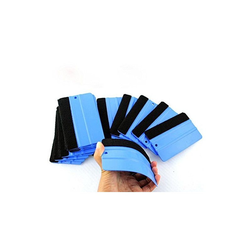 Durable Felt Edge Wrap Wrapping Cleaning Scraper 4" Squeegee Tool