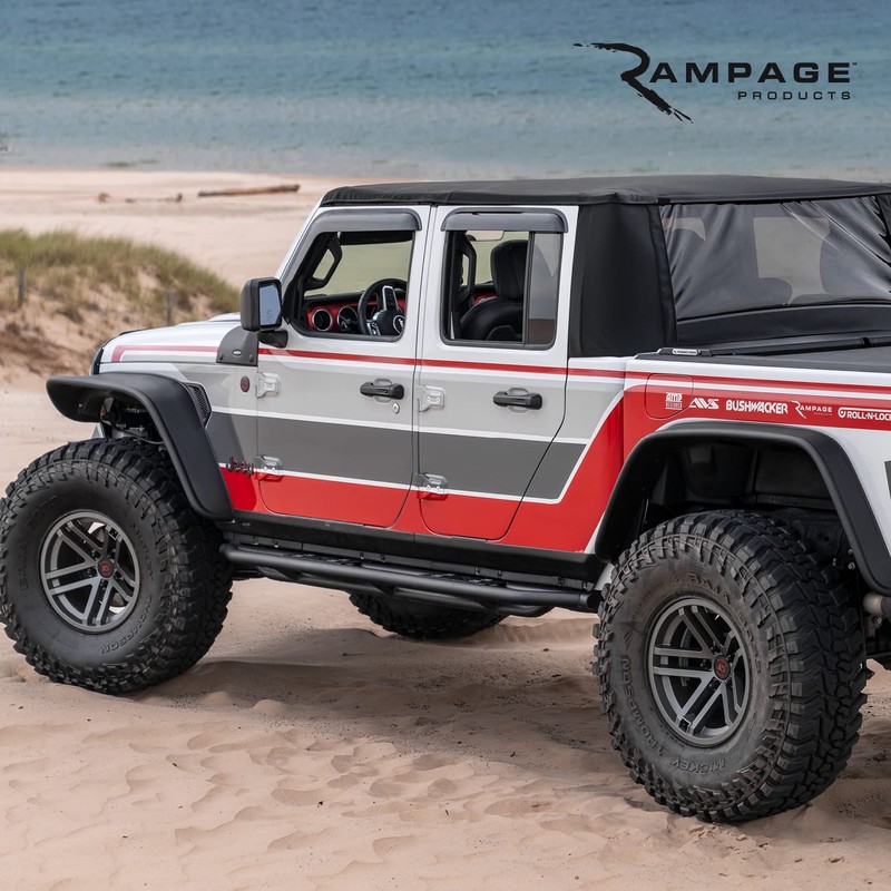 RAMPAGE PRODUCTS Rampage California Brief Soft Top | Vinyl, Black