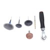 Depisuta Tire Patch Kit with Tungsten Alloy Grinding Wheel Roller