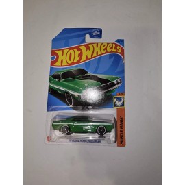 Hot Wheels '70 Dodge Hemi Challenger #123 Muscle Mania Green Car 1/64