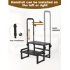 Heavy Duty 2 Step Stool for Adults, Step Stool with