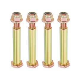 OTOTEC 4Pcs Deck Wheel Bolts with Lock Nuts Compatible with Cub Cadet Compatible with Craftsman Compatible with Husqvarna Compatible with Troy