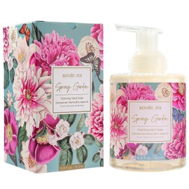 ROMIIE ZOI ROMIIE ZOI Foaming Hand Soap with Gift Box- Spring Garden - Biodegradable Formula Moisture & Revitalize - 500ml/ 16.8oz