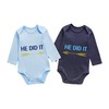 YSCULBUTOL Baby Twins Baby Bodysuit Boy Clothes Girls Clothing He