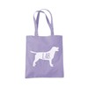 Labrador Dog Tote Bag - lavender purple One Size