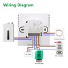 Wengart Digital Thermostat WG903, Programmable, Suitable for Water/Gas Boiler 3A,