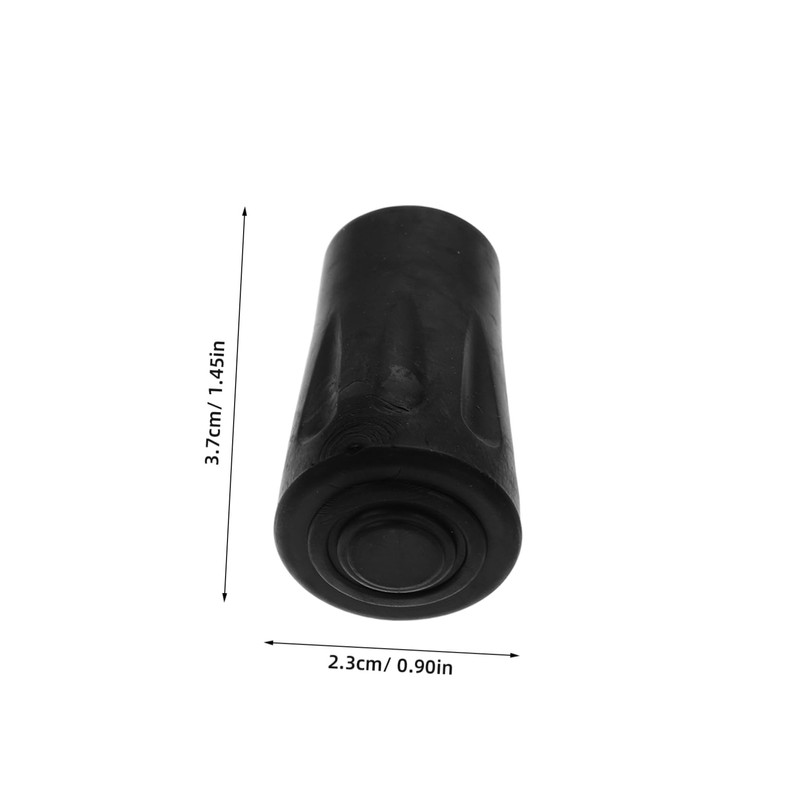 WHAMVOX 50pcs Rubber Tips for Trekking Poles Shock-Absorbing Wear-Resistant Covers