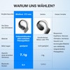 BlitzRock Open Ear Kopfhörer Bluetooth 5.4, Kopfhörer Kabellose Bluetooth Sport