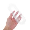Zerodeko Clear Plastic Range Hood Light Cover Oval Shaped LED