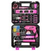Pink Toolbox Essentials for Women Girls Starter DIY Drilling Kit