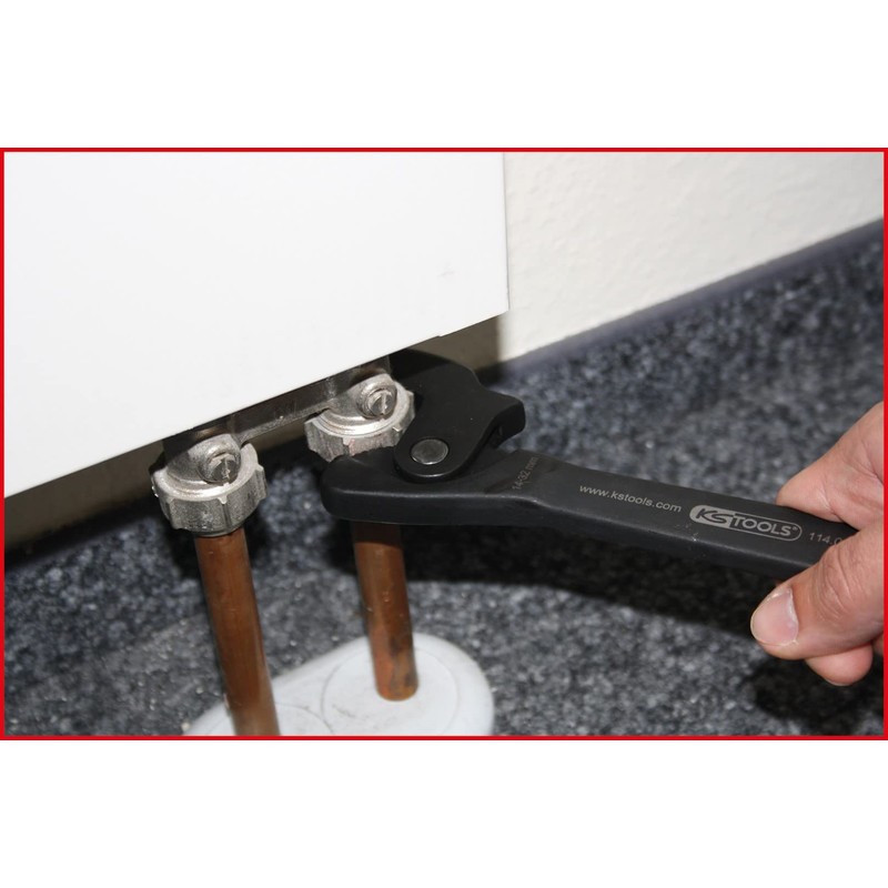 KS Tools 114.0055 Single-Handed Multifunctional Key 8-17/14-32 mm