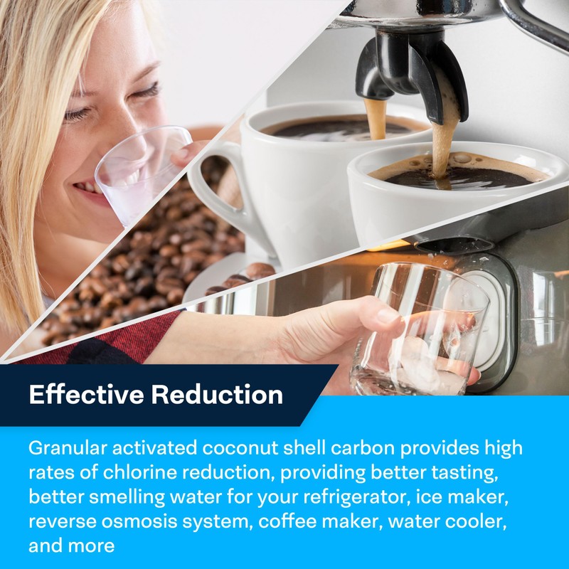 SpiroPure SP-IM120 Inline Alkaline Carbon Water Filter, MineralPlus Remineralization Filter