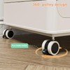 Rolling Laundry Hamper With Lid, 123L Large Capacity Clothes Hampers