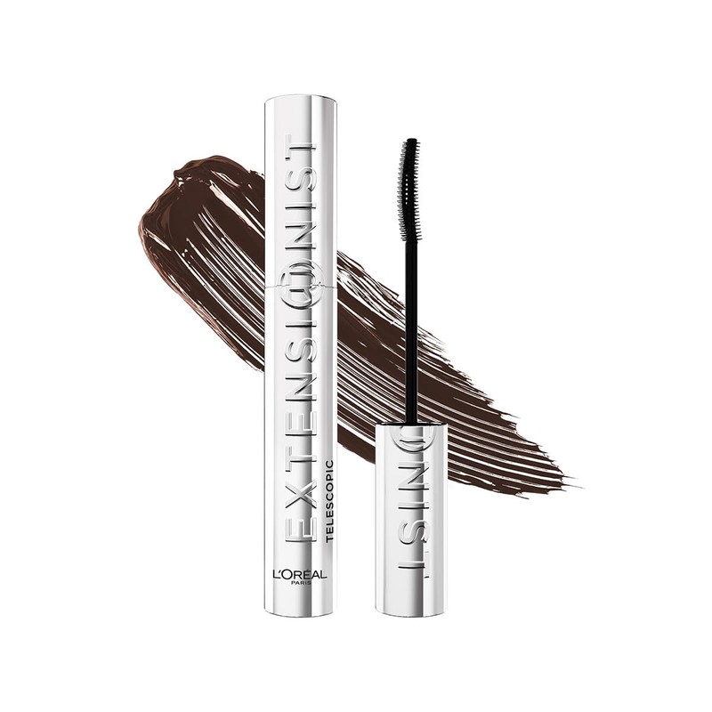L'Oréal Paris Extensionist Máscara de Pestañas Tono Café, Efecto Alargamiento,