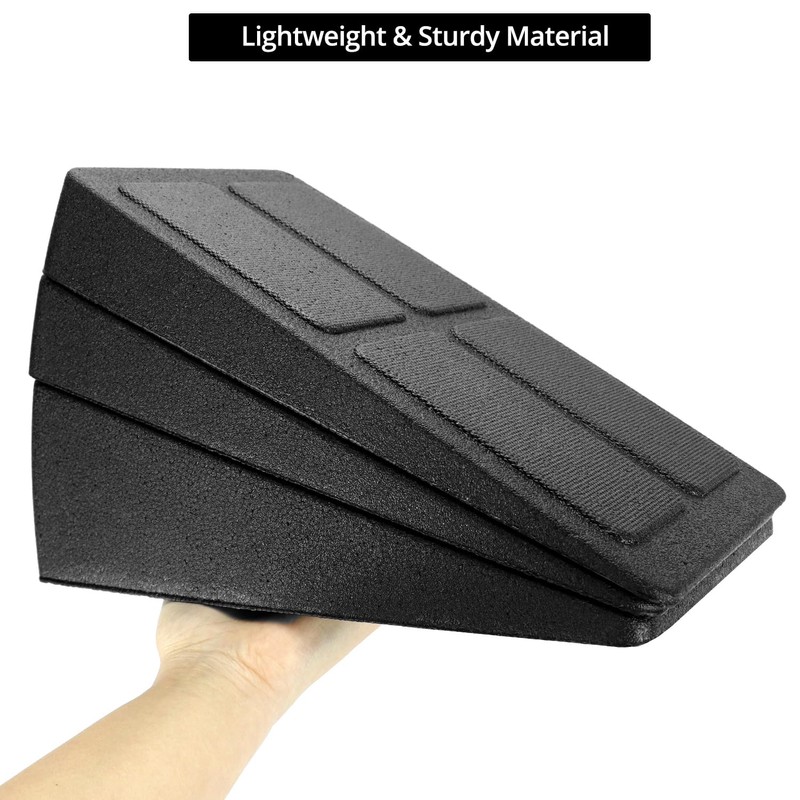 QWORK Multi-Angle Calf Wedge Stretcher Foot Stretch Block, Non-Slip, Adjustable