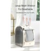 Pet Cat Dog Backpack Carrier With Clear View