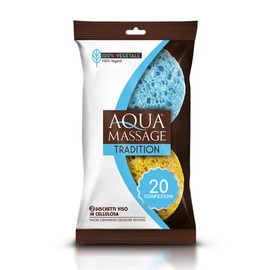 ARIX | 40 Zellulosepads der Linie Aqua Massage Tradition, Make-up-Entferner-Pads aus 100% natürlichem Zellulose, 20 Packungen