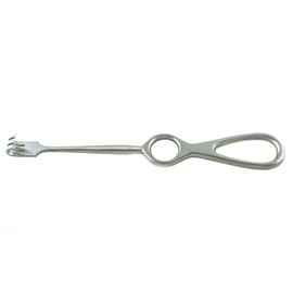 Volkman Retractors 8.5" Blunt 3-Prongs Ring Handle | Medixplus