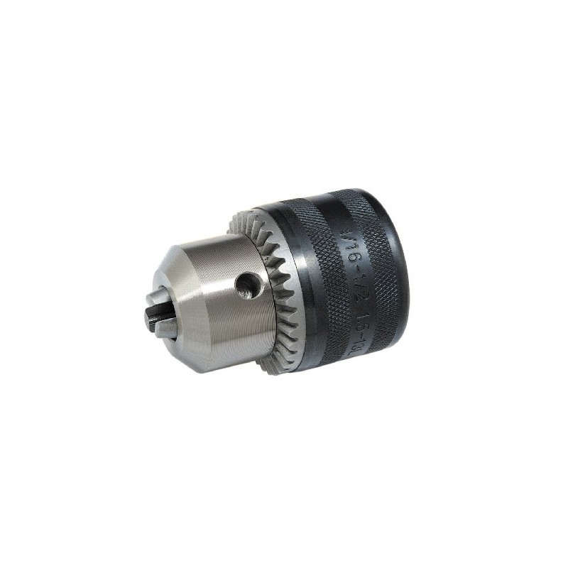 wolfcraft 2645000 Bohrfutter 1,5-13 mm, Innengewinde, Rechts- und Linkslauf, schlagbohrfest