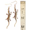 Handmade Lizard Charm Earrings!
