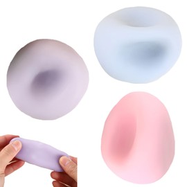 3 PCS Stress Balls, Anxiety Relief Items, Squishy Toys, Soft Stress Relief Balls for Kids & Adults, Best Relieve Stress Tool to Relieve Anxiety, Office & Anxiety Relief, Sensory Toys for Focus & Relax