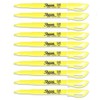 Sharpie Pocket Highlighter Chisel Tip Florescent Yellow, 10 Pens Per