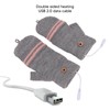 Heated Mitten Gloves Double Sided Heating Promote Blood Circulation USB