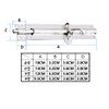 8 Inch Stainless Steel Gate Lock Heavy Duty Door Latch