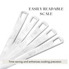 YUNNKEEY 5Pcs Teaspoon Measuring Spoons, 1/4 tsp, 1/8 tsp, 1/16