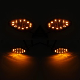 TCMT Front Amber Flush LED Turn Signal Light Fit For Honda Grom 125 2014-2015 2017-20