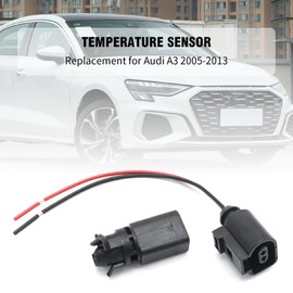 JUUDDENPARTS 1J0919379A Outside Air Temperature Sensor & Plug Ambient Sensor Replacement for A3 A4 A6 2004-2016 Replace 8Z0820535