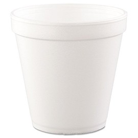 Dart 16MJ20 Foam Containers, Foam, 16oz, White, 25/Bag, 20 Bags/Carton