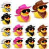 CXJYSD 12 Piezas De Pato Vaquero con Sombrero Bufanda Yanteojos