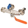 KOTARBAU® Double Ball Outlet Valve with Hose Connection 3/4 Inch