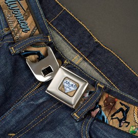 Buckle-Down Seatbelt Belt Catwoman XL