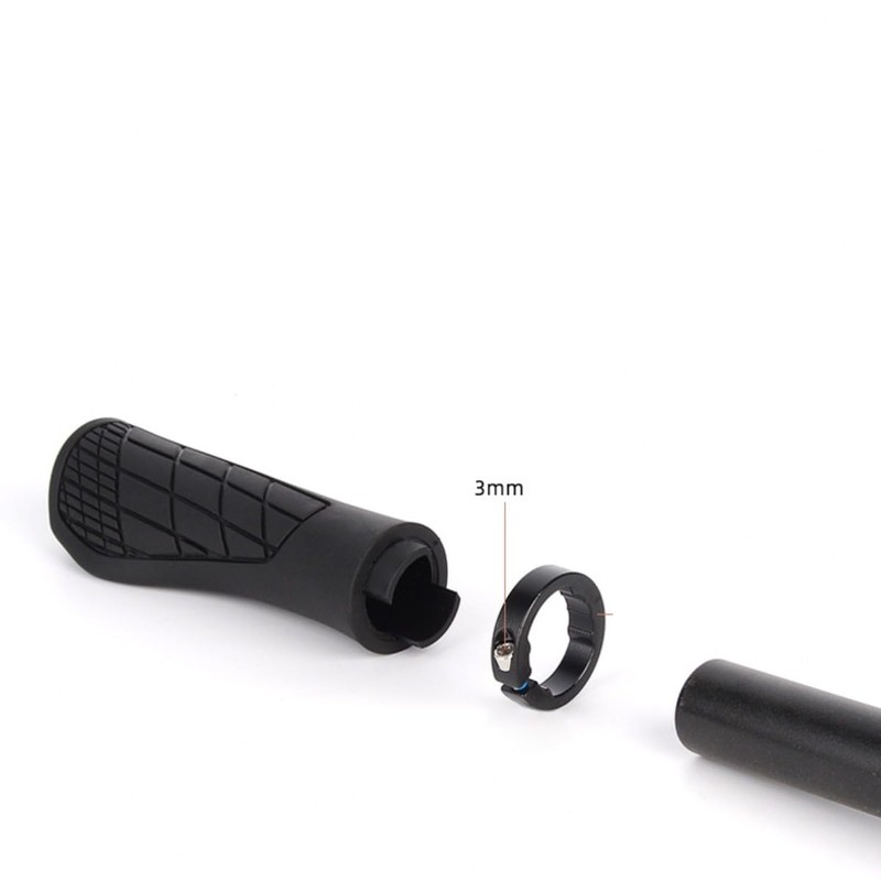 Houson Ergonomic, Non-Slip Rubber Bike Grips - MTB & E-Bike