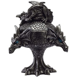 Pacific Giftware Fantasy Myths Legends Dragon Heads Dragon Baby Perching on Box Jewelry Trinket Box Figurine