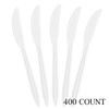 Plasticpro Cutlery 400 Mediumweight White Disposable Plastic Knives