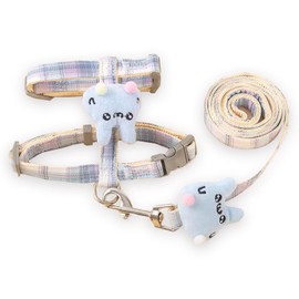 Cat Vest Harness and Small Dog Vest Harness for Walking, Soft Adjustable Harness and Leash for Small Dog and Cat, Dog Harness and Leash Set, Best Pet Supplies for Small Dog and Cat, M