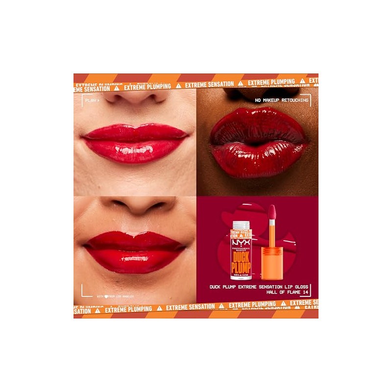 NYX Duck Plump Brillo Voluminizador Efecto Plumping, Tono 14 Hall