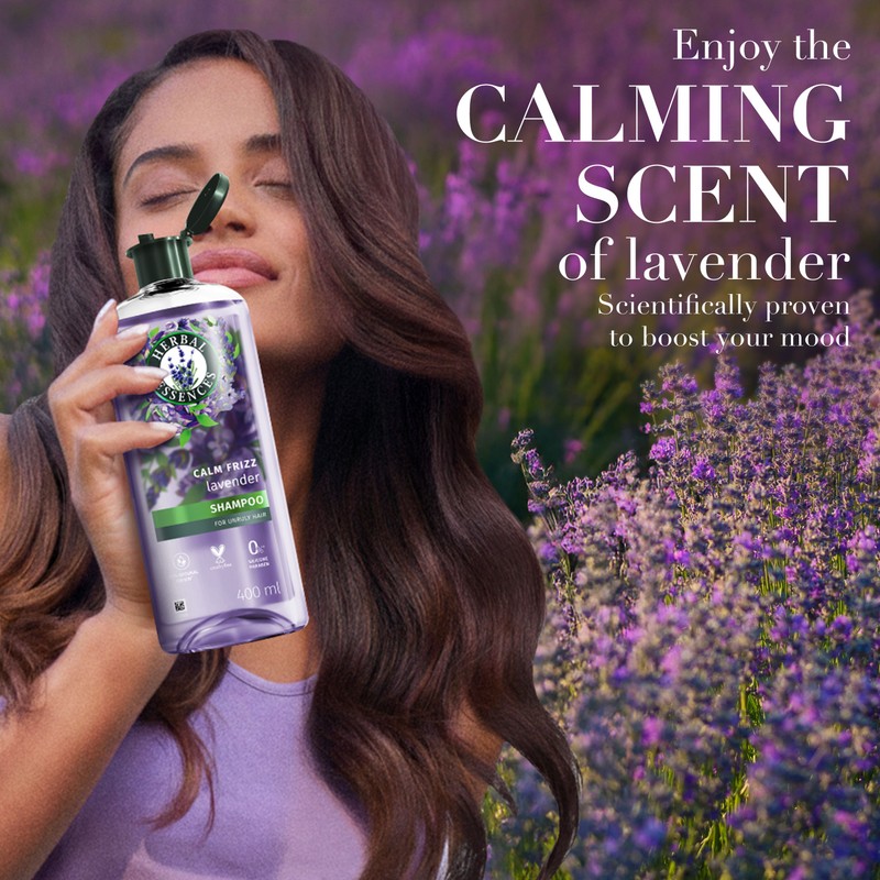 Herbal Essences Shampoo Calm Frizz Lavender Haircare 600ml