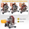 Mornajina Mini Belt Sander for Knife Making, 3 IN 1