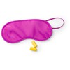 eBuyGB Colourful Eye Mask and Ear Plug Set, Pink
