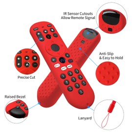 Hi Color Silicone Remote Control Cover for Xumo TV Remote Xumo Stream Box Voice Remote RC3401 Protective Case Sleeve (Blue)