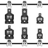 StrugDeas 6 Piece impact Socket Adapter and Reducer Set, 1/4",