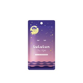 Lululun One Night Facial Mask Moisture Skin (Pink -  1 sheet x 5 pouches)