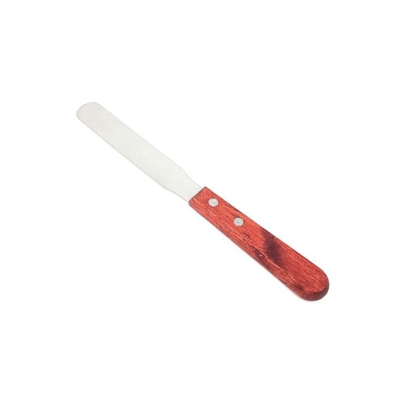 SQUADO Professional Waxing Spatula, Stainless Steel Blade, Wooden Handle, Hair