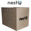 Budgie Nest with Shavings for the Bed, Wooden Bird House